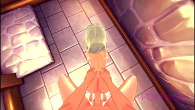 (טראפ) די עלװישע דינסט העלפט דיר װאשן דאם פנים.